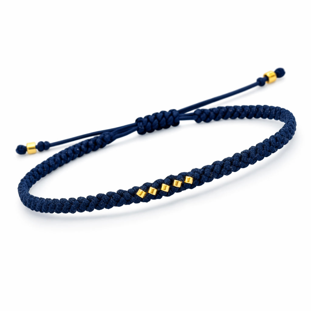 Bracelet Fin en Macramé et Miyuki Fait Main Ajustable Femme Chic| Macrayuki