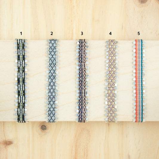 Bracelet femme tissé argent 925 bracelet bohème bracelet stack bracelet ajustable bracelet fait main bijou tendance bijou noel