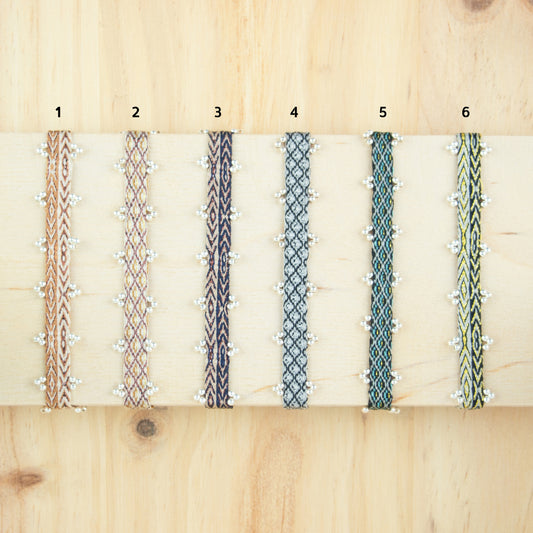 Bracelet tissé 80 fils perles argent 925 bracelet fin bracelet solide bracelet bohème cadeau bijou femme bracelet tissu cadeau noel