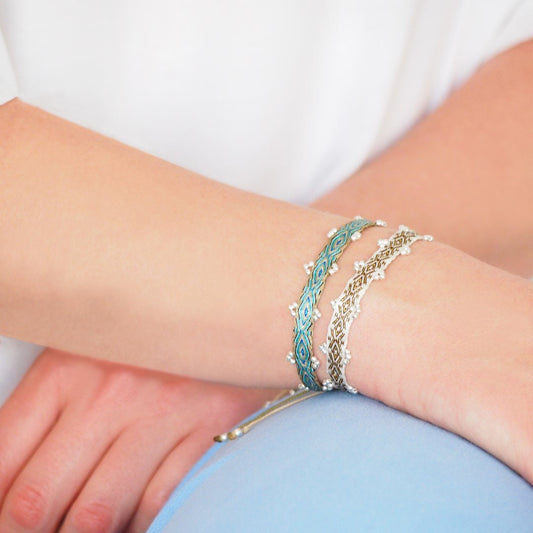 Bracelet bohème 80fils bracelet ethnique chic bracelet hippie bracelet amitié bracelet femme bracelet été bracelet tissé main