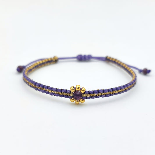 Bracelet fleur enfant bracelet fille fait main cristal Murano amitié cadeau réglable cadeau mignon bracelet bracelet fin