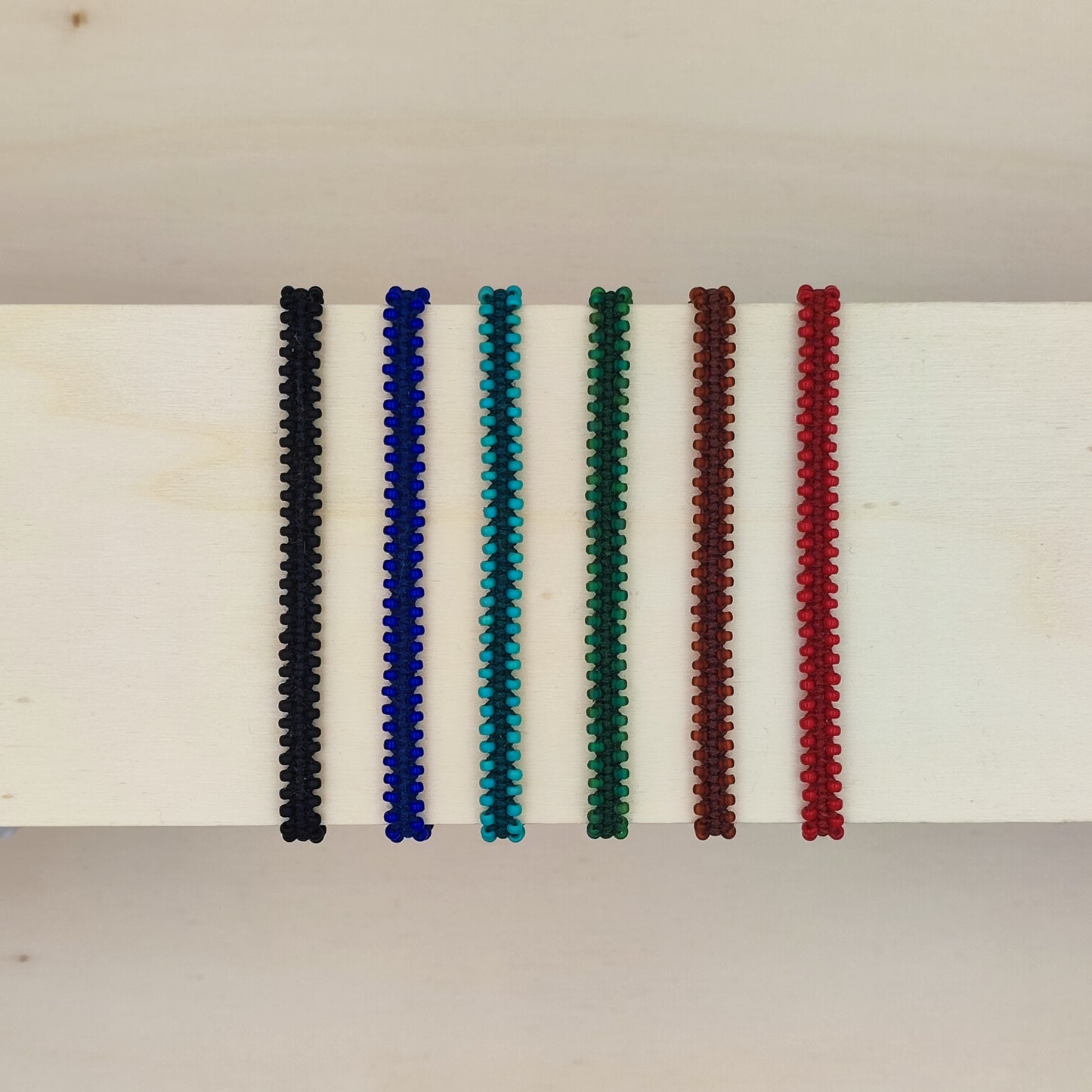 Bracelet mixte Macramé et perles Fait Main Réglable | Shaky