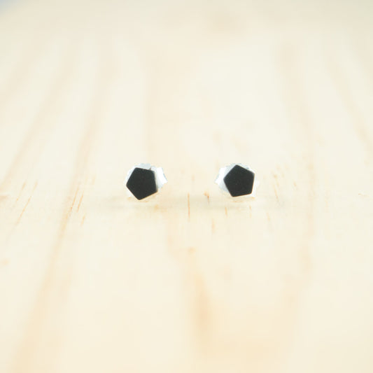 Puces d'oreilles Etoile Ivoire Végétal et Argent Minimalistes Végan Clous | Coletoile