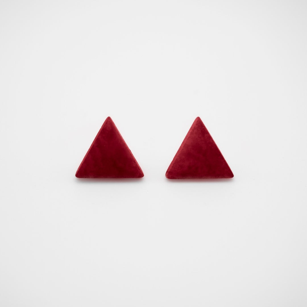 Boucles d'oreilles Triangle Puces Géométriques Clous | Arpia