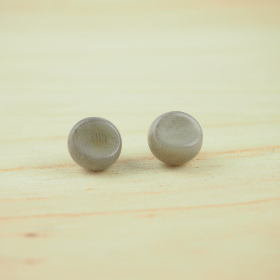 Boucles d’oreilles puces 3d en ivoire végétal faites main | Focha