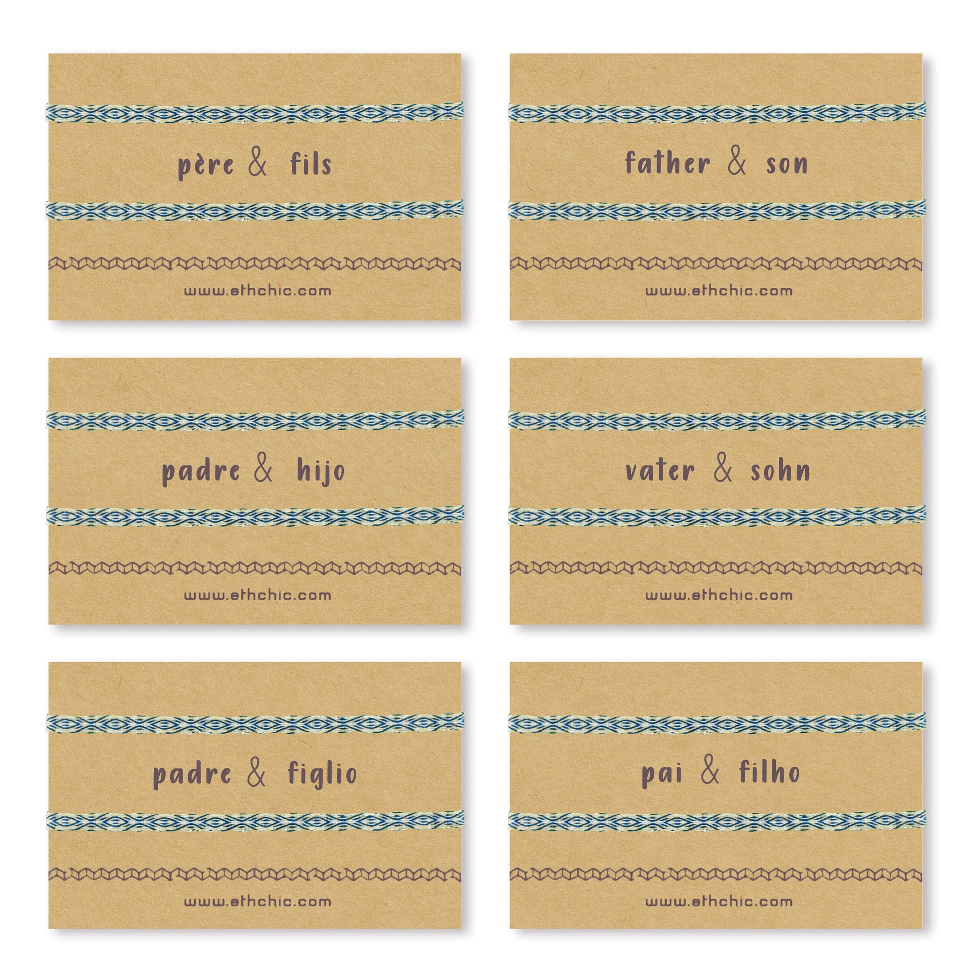 Bracelet père et fils Cadeau père fils Bracelet homme Cadeau fête des pères Bracelet fin Bracelet tissé main Bracelets assortis, multilangue