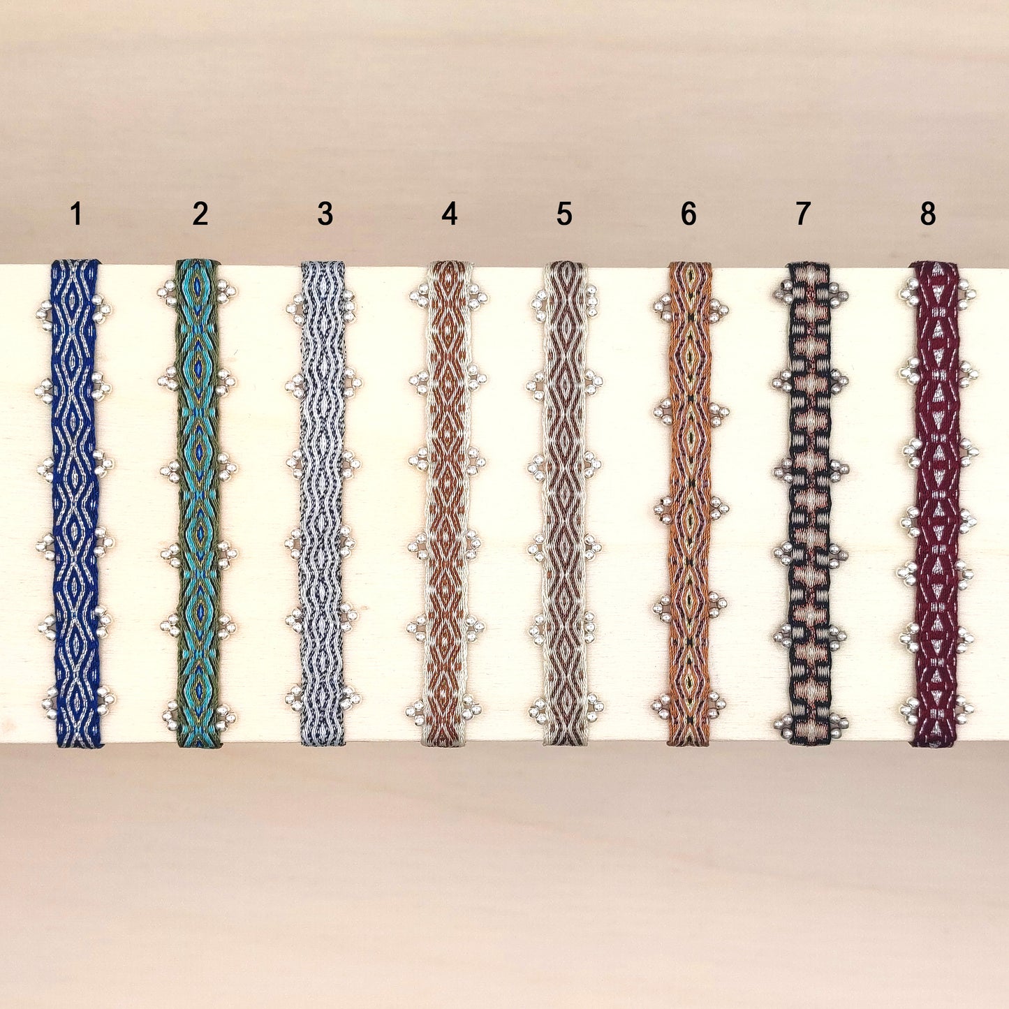 Bracelet Bohème 80 Fils Ethnique Chic Hippie Tissé Main Perles Argent | Pibi 3