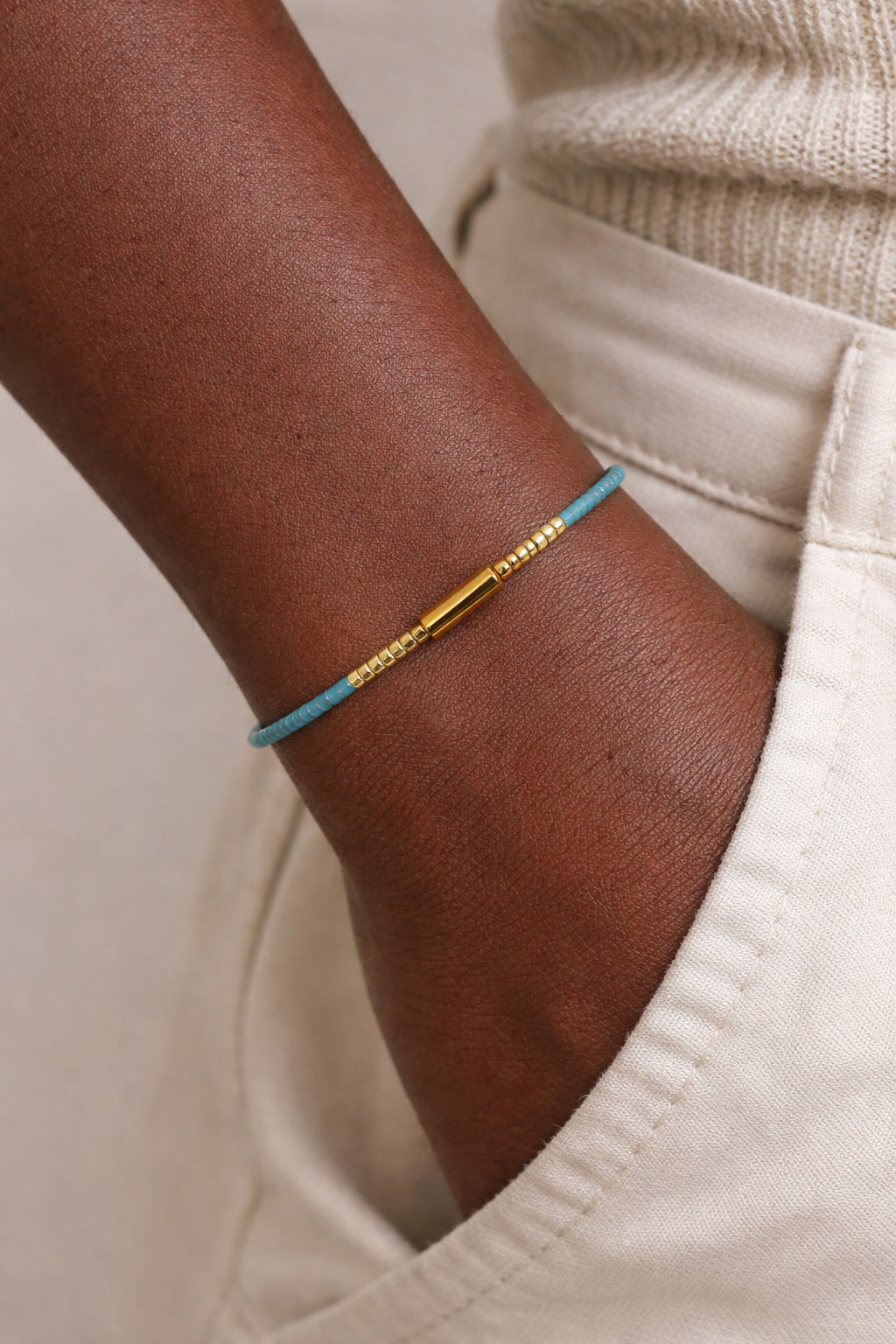 Bracelet Fin Hématite et Miyuki Fait Main Réglable Femme Fille Boho Chic| Cilmatite