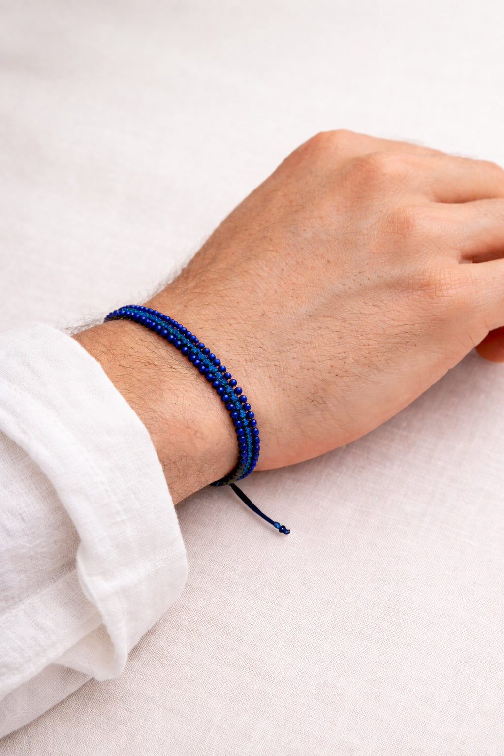 Bracelet mixte Macramé et perles Fait Main Réglable | Shaky