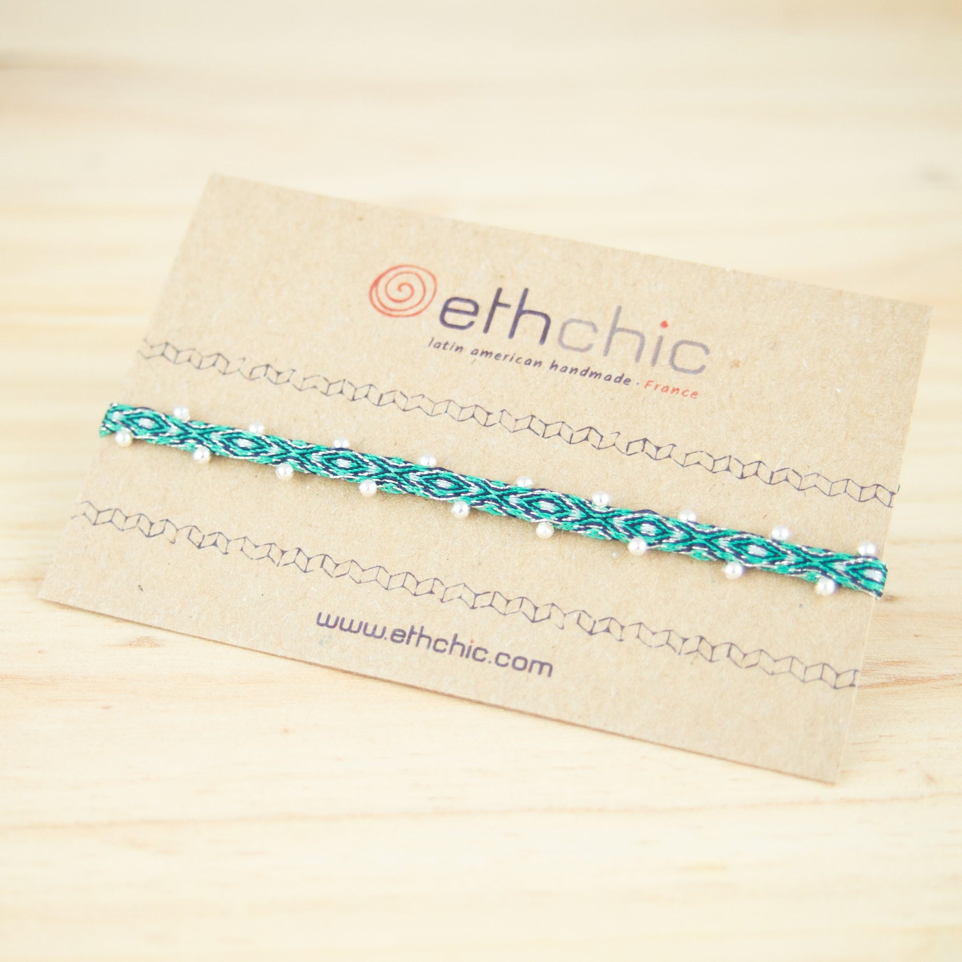 Bracelet tissé 40 fils perles argent cadeau pour elle bracelet bohème cadeau femme bracelet femme tissu cadeau noel bracelet amitié