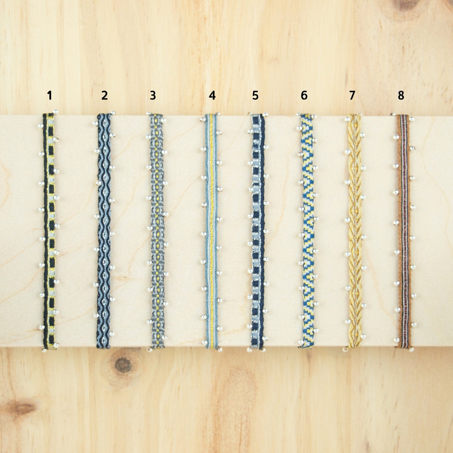 Bracelet tissé 40 fils perles argent cadeau pour elle bracelet bohème cadeau femme bracelet femme tissu cadeau noel bracelet amitié