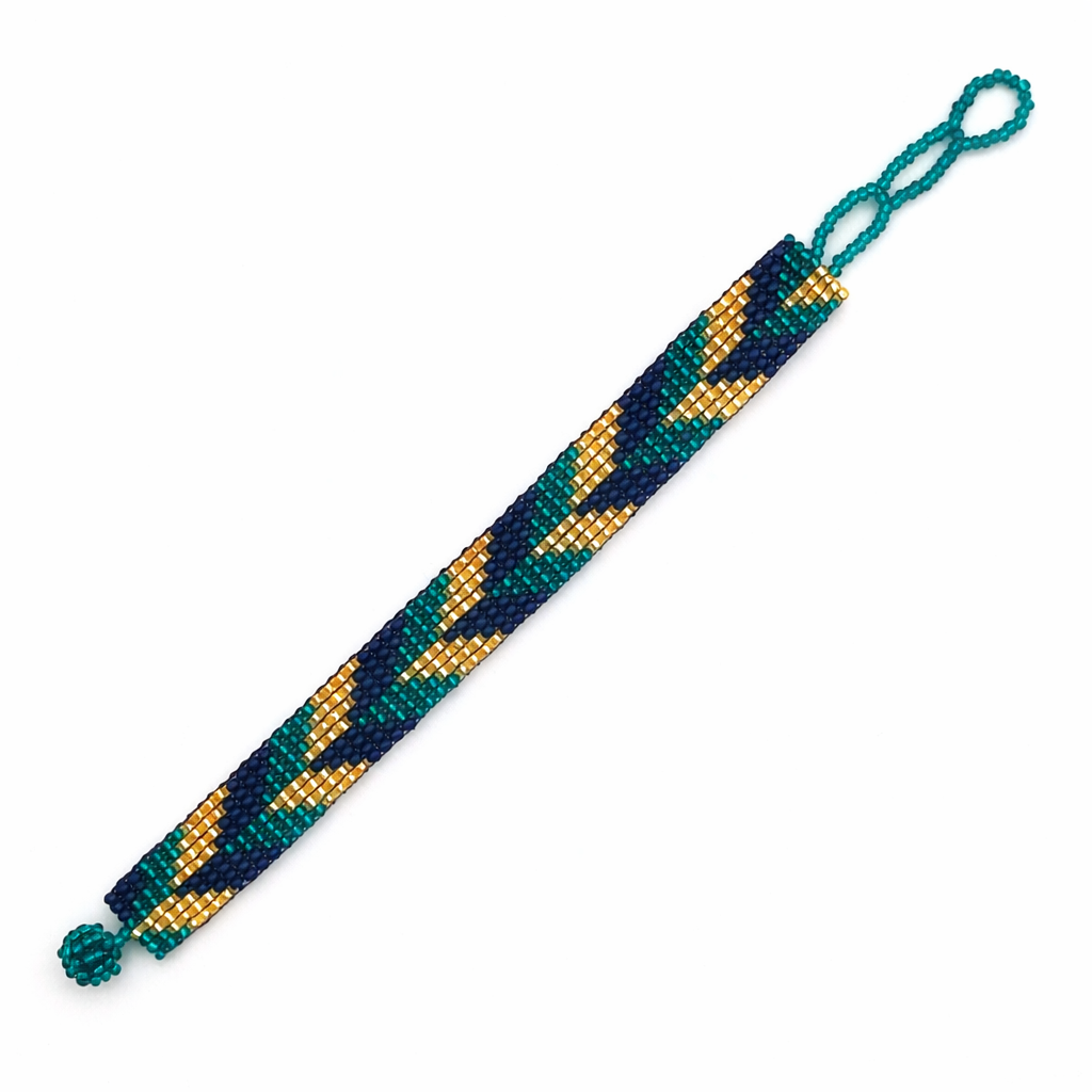 Bracelet Géométrique Style Boho Chic Fin Perles Rocaille Réglable | Bramy Eclair