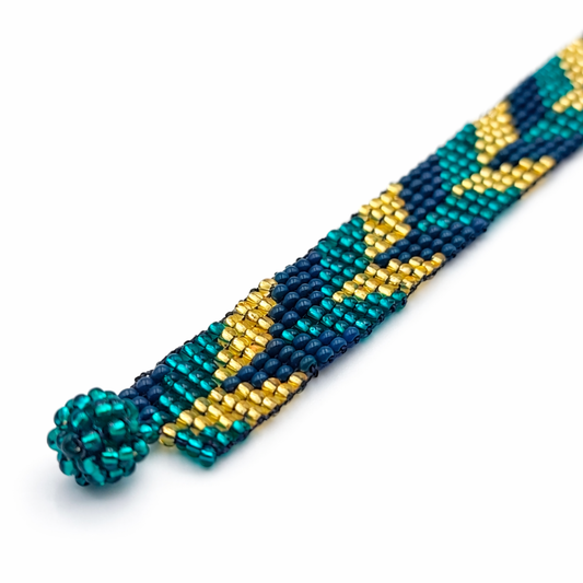 Bracelet Géométrique Style Boho Chic Fin Perles Rocaille Réglable | Bramy Eclair
