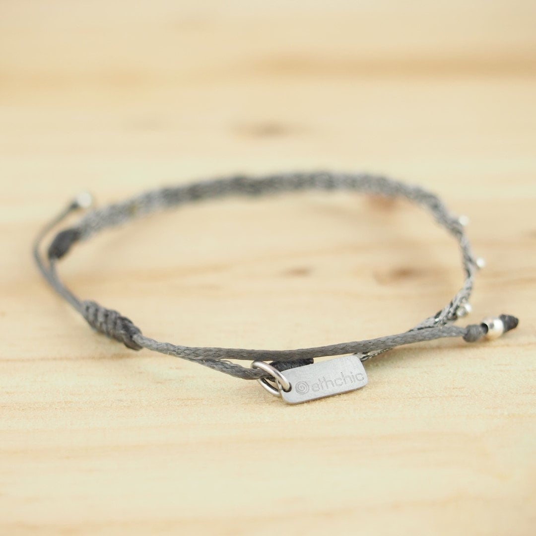 Bracelet fin perles argent bracelet bohème bracelet hippie bracelet tissé bracelet amitié bracelet été cadeau femme bracelet couleur Ethchic