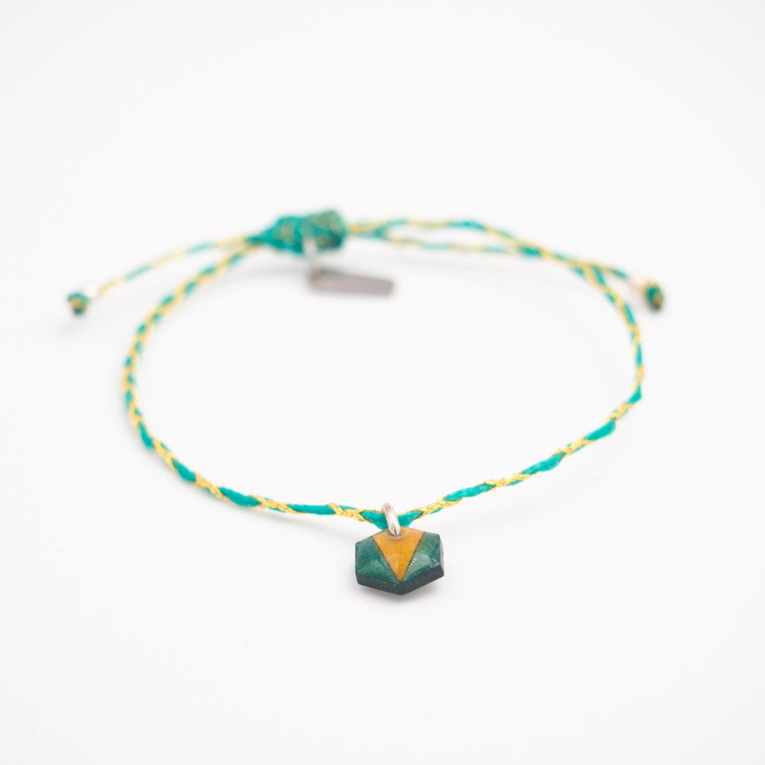 Bracelet Mini Charm Réglable  en Calebasse Séchée | Toty