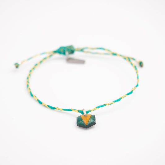 Bracelet Mini Charm Réglable  en Calebasse Séchée | Toty