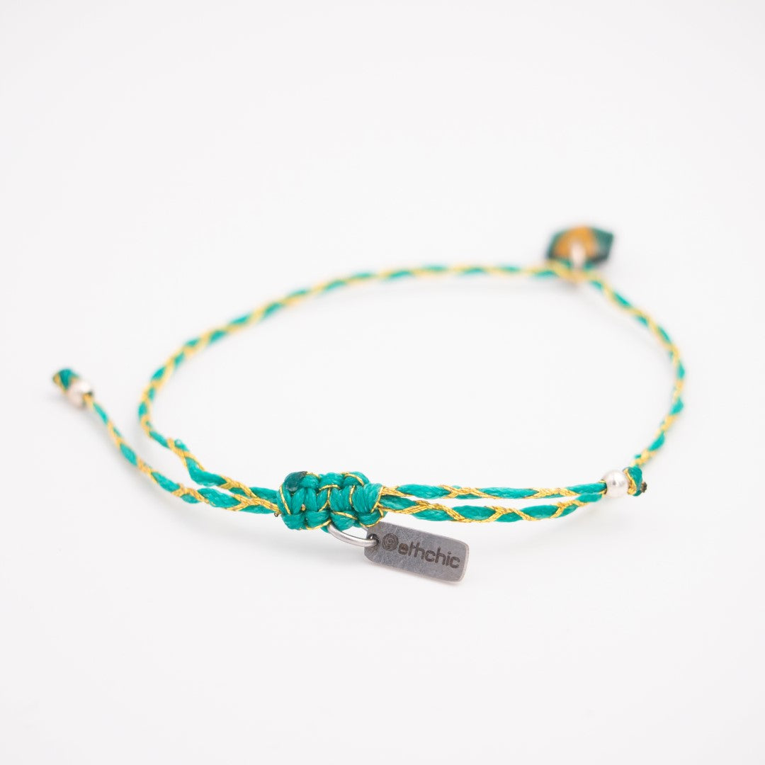 Bracelet Mini Charm Réglable  en Calebasse Séchée | Toty