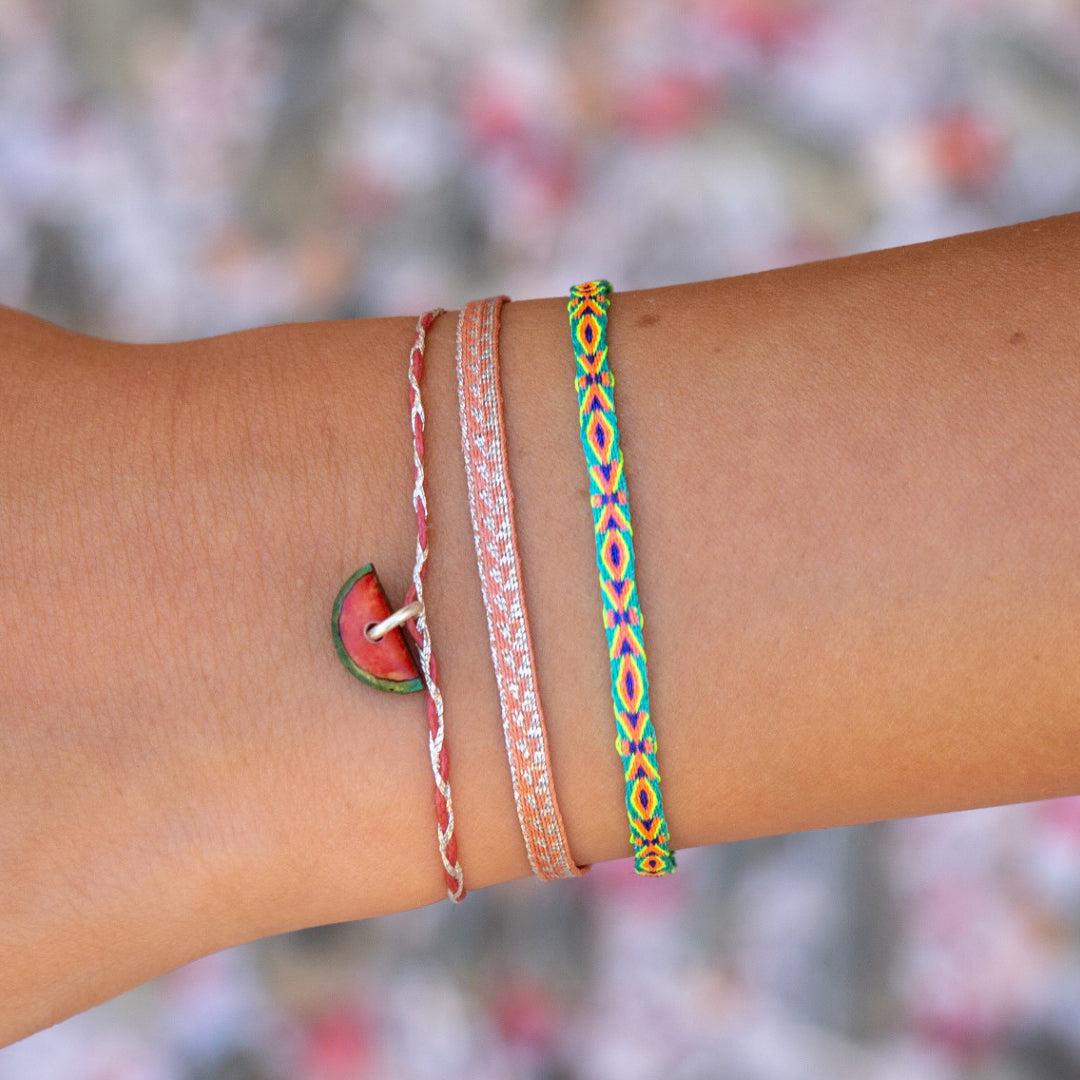 Bracelet Mini Charm Réglable  en Calebasse Séchée | Toty