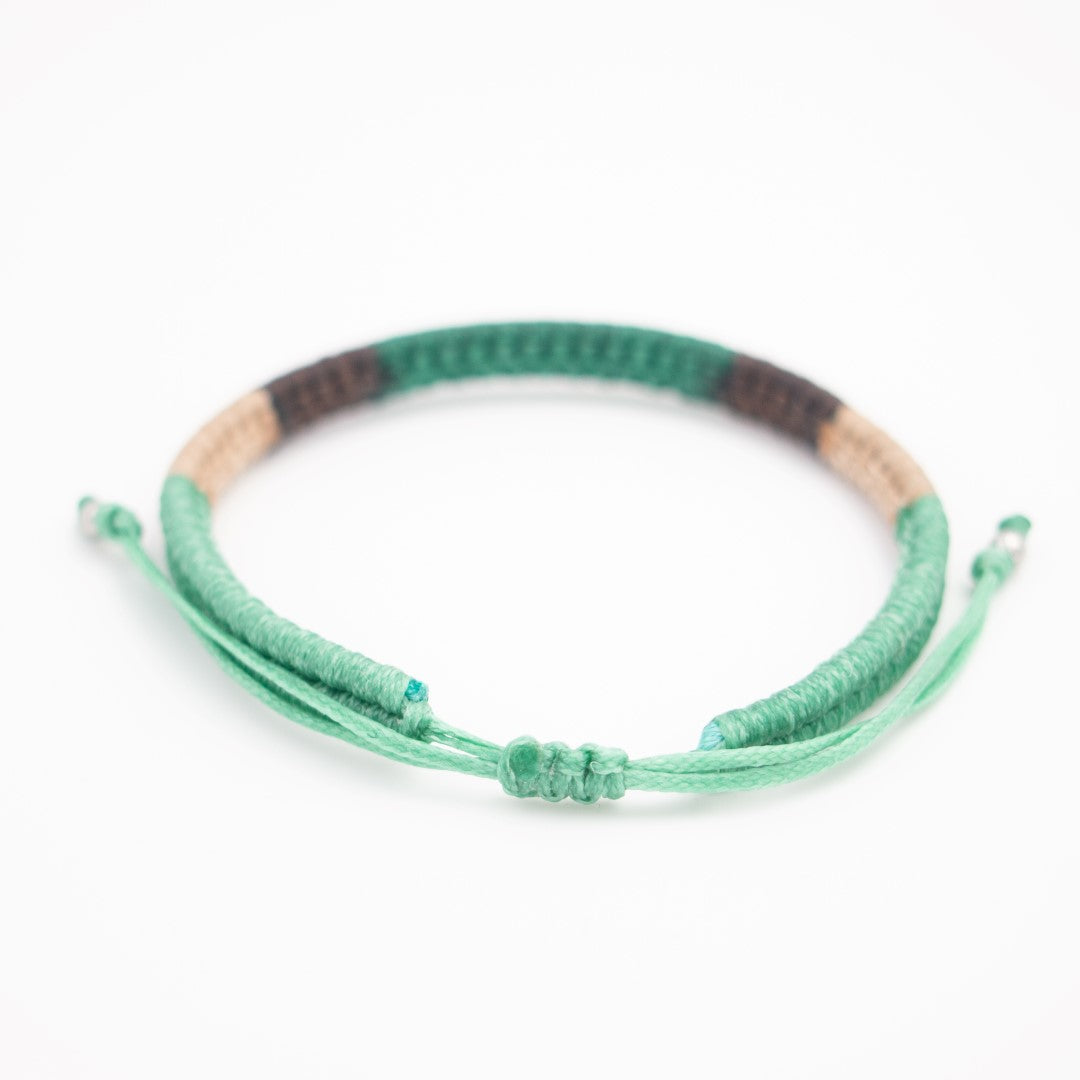 Bracelet mixte Macramé Fait Main Réglable Cadeau Homme | Compas