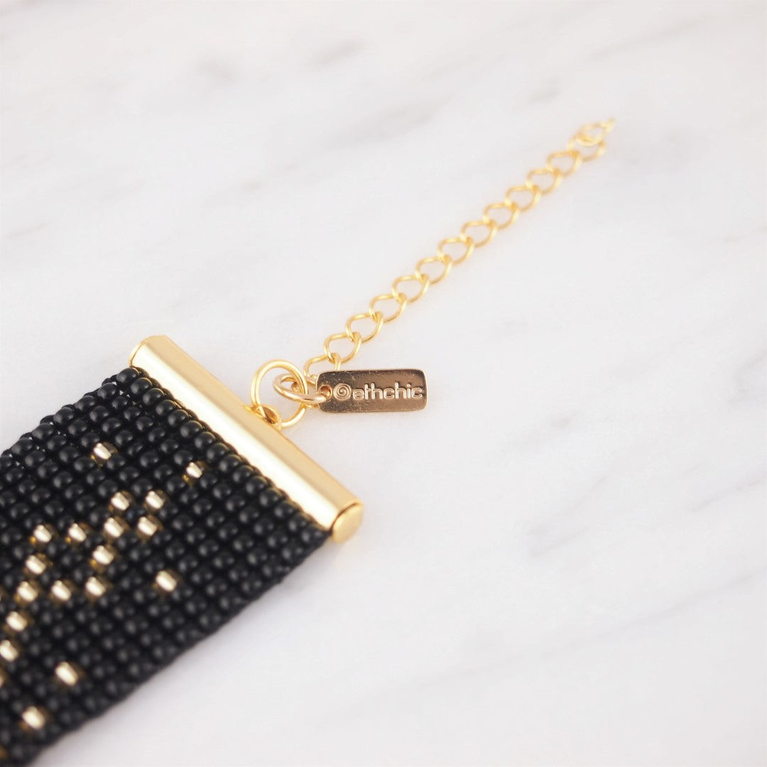 Bracelet Perles Géométrique Rocaille Années 20 Art Déco | Bramita ADN