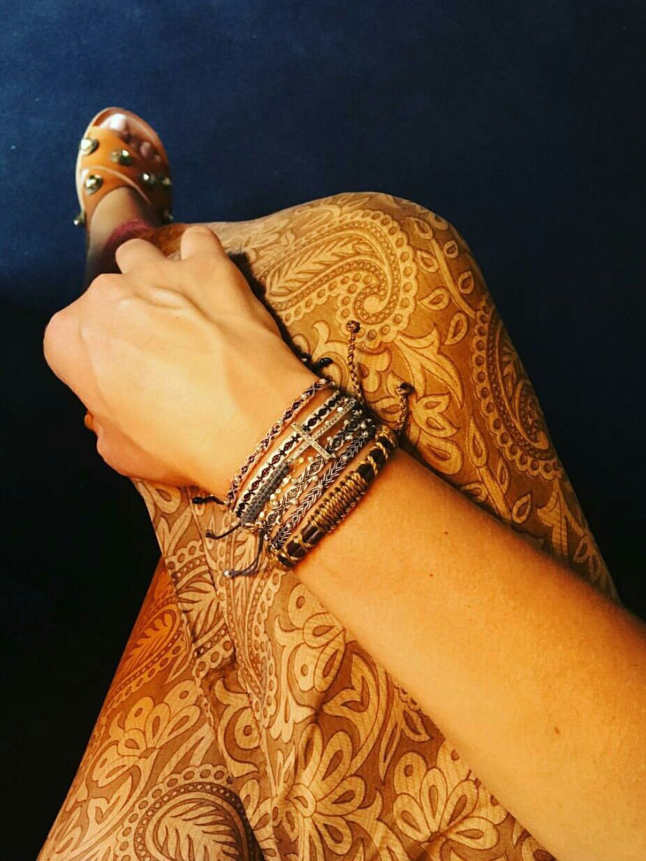 Bracelet fin perles argent bracelet bohème bracelet hippie bracelet tissé bracelet amitié bracelet été cadeau femme bracelet couleur