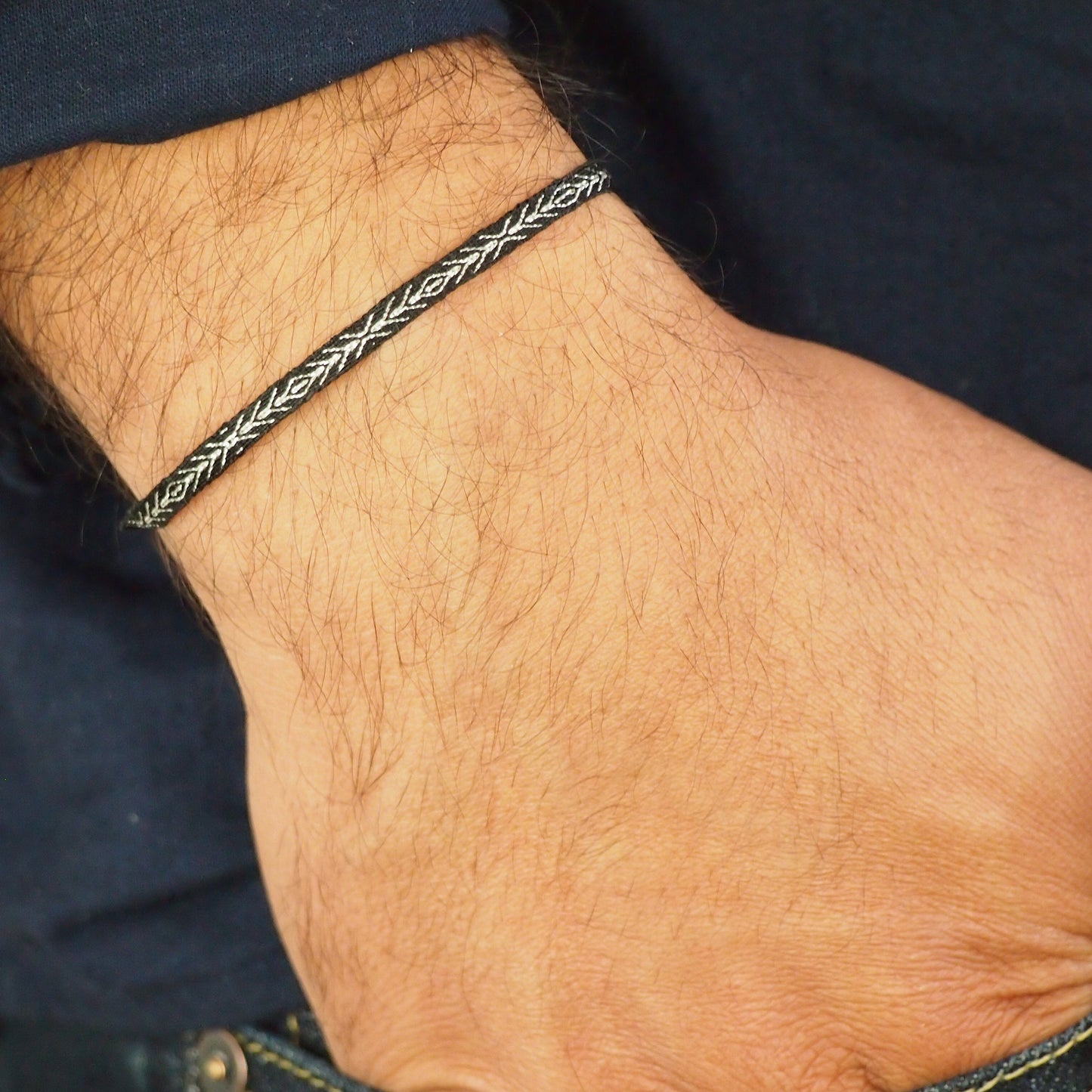 Bracelet père et fils Cadeau père fils Bracelet homme Cadeau fête des pères Bracelet fin Bracelet tissé main Bracelets assortis