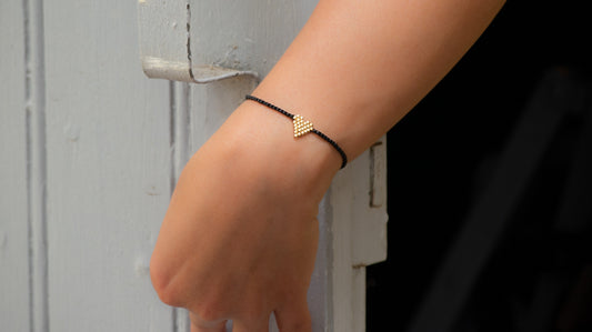 Bracelet Cœur Miyuki Fin Ajustable| Corayuki