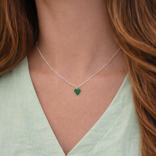 Collier Mini Charm Diamant en Ivoire Végétal – 6 finitions de chaîne au choix