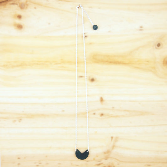 Collier Original Ivoire Végétal Argent Éthique Géométrique | Rubi Pac