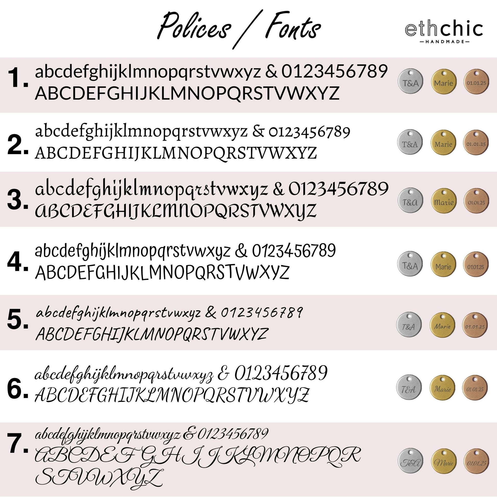 Fonts Ethchic gravure laser