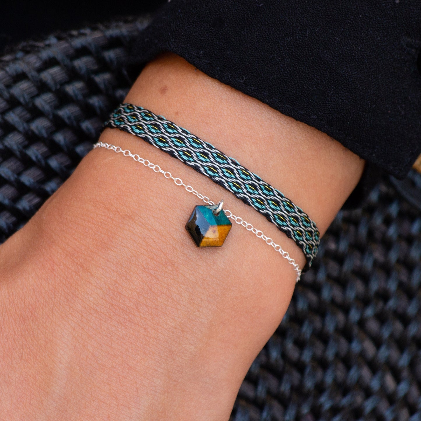 Bracelet pop 80 fils Boho surfer tissé main fin amitié bijoux plage résistent à la mer réglable cadeau bracelet retro néon flash