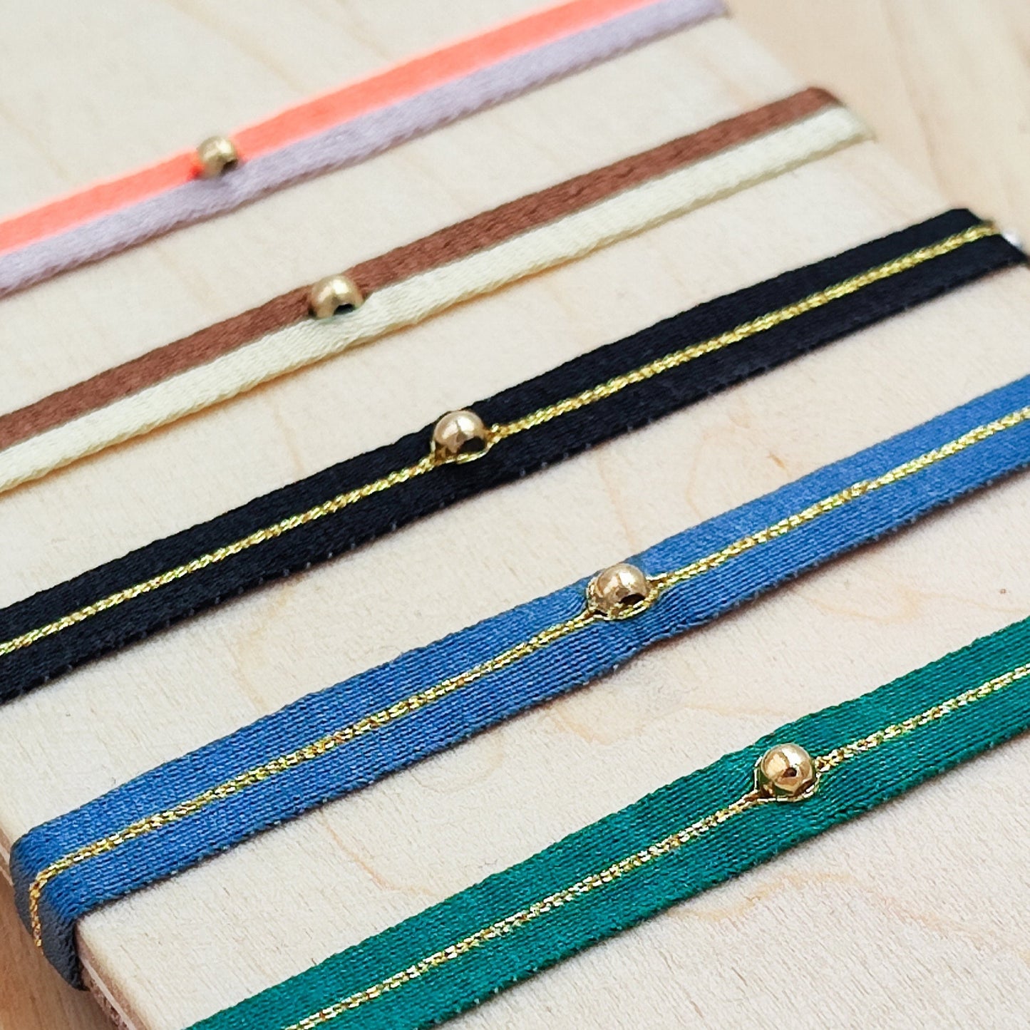 Bracelet 80 fils femme plaqué or perle doré tissé main amitié résistent à la mer réglable cadeau femme bohème hippie