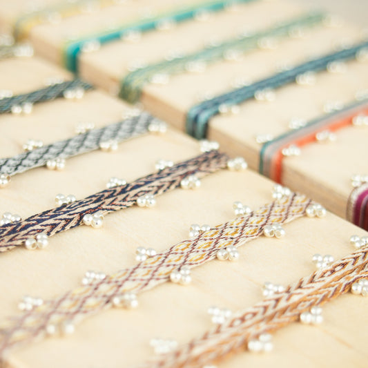 Bracelet tissé 80 fils perles argent 925 bracelet fin bracelet solide bracelet bohème cadeau bijou femme bracelet tissu cadeau noel