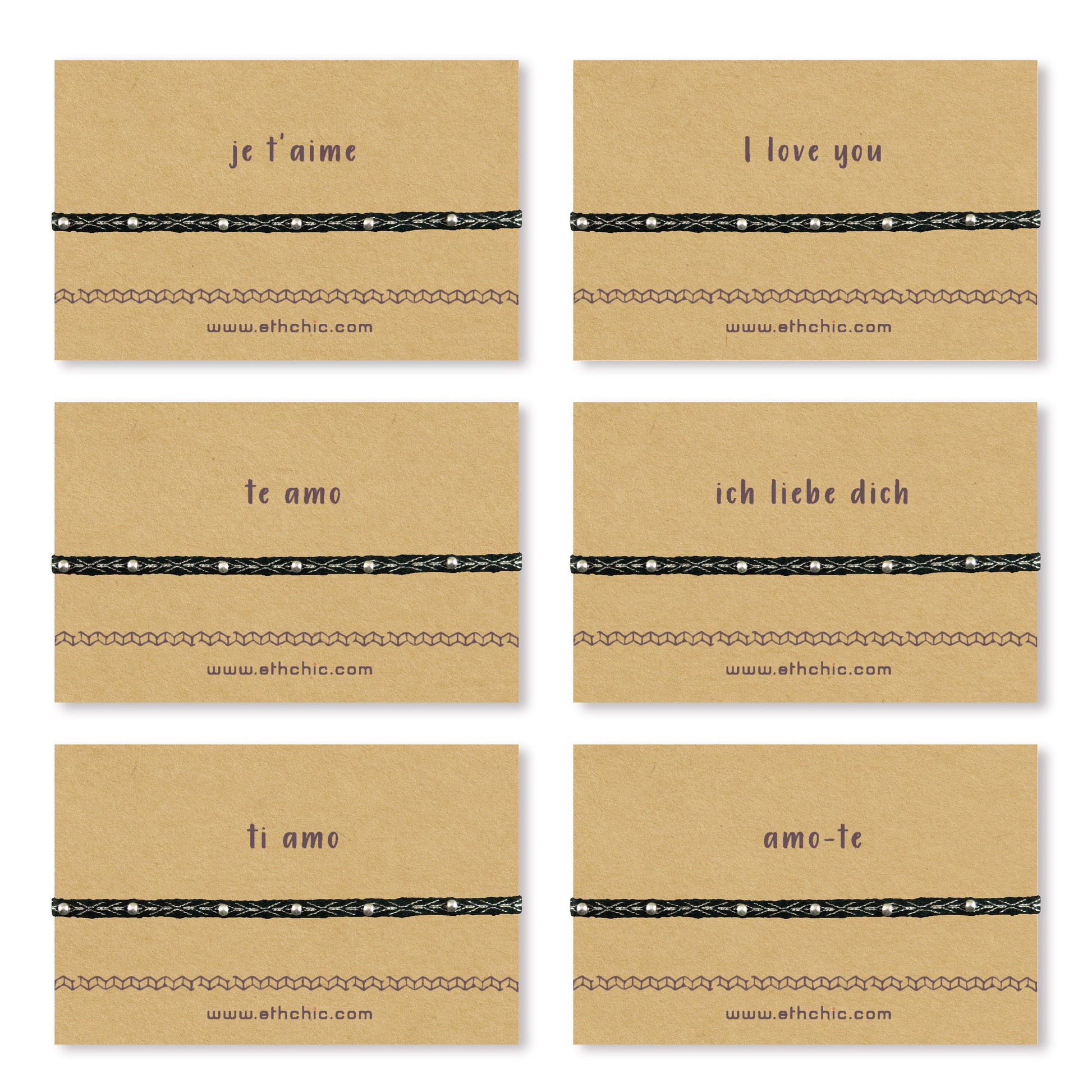 Bracelet amour Je t'aime bracelet Cadeau petite copine Message d'amour Cadeau Anniversaire Bijoux Saint Valentin Bracelet femme Ethchic