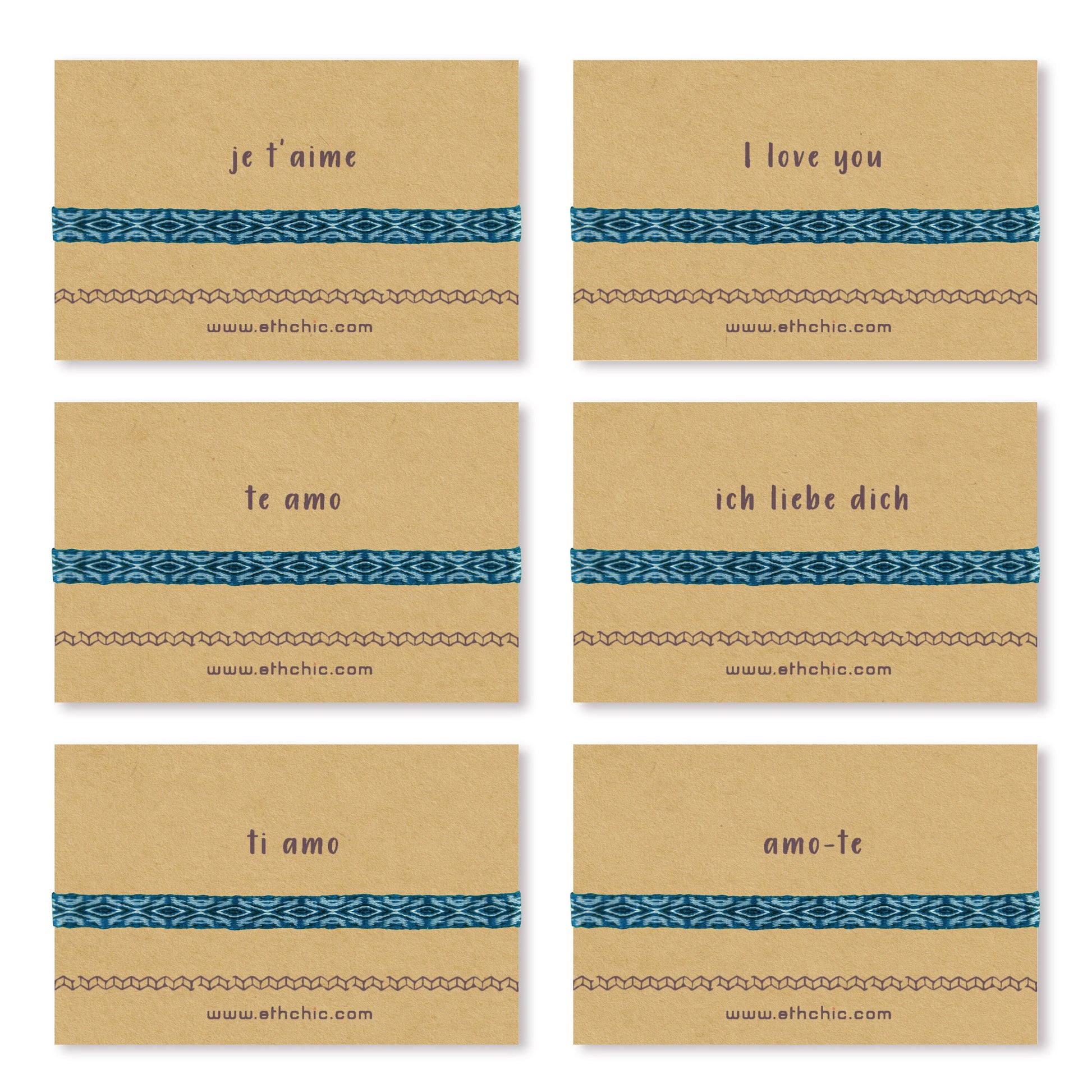 Bracelet je t'aime 80 fils Cadeau copine Cadeau copain Cadeau partenaire Cadeau Anniversaire Bijoux Saint Valentin Cadeau amour