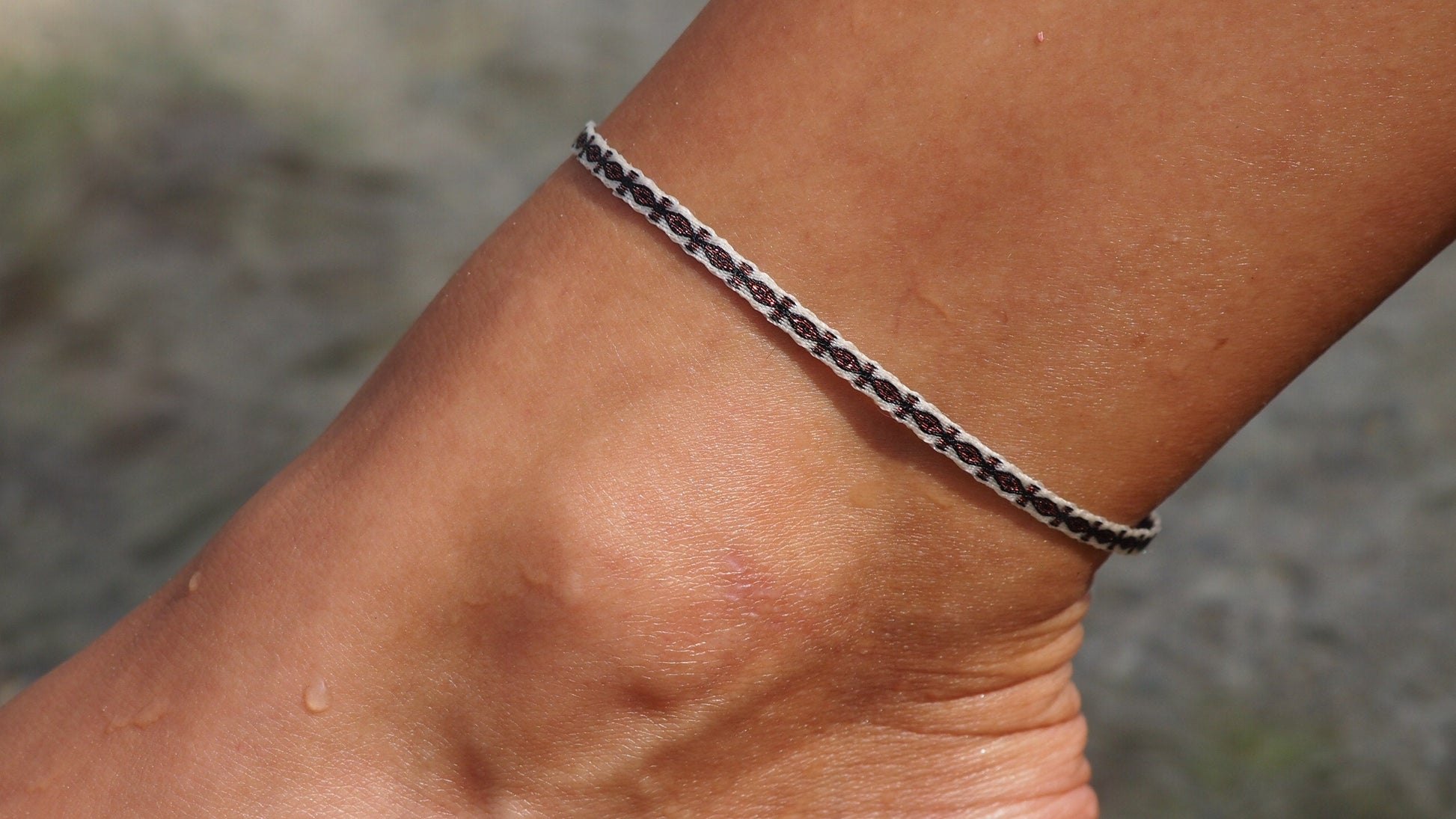 Bracelet de cheville boheme 40 fils Chevillière femme Bracelet de cheville femme bracelet de cheville tissu