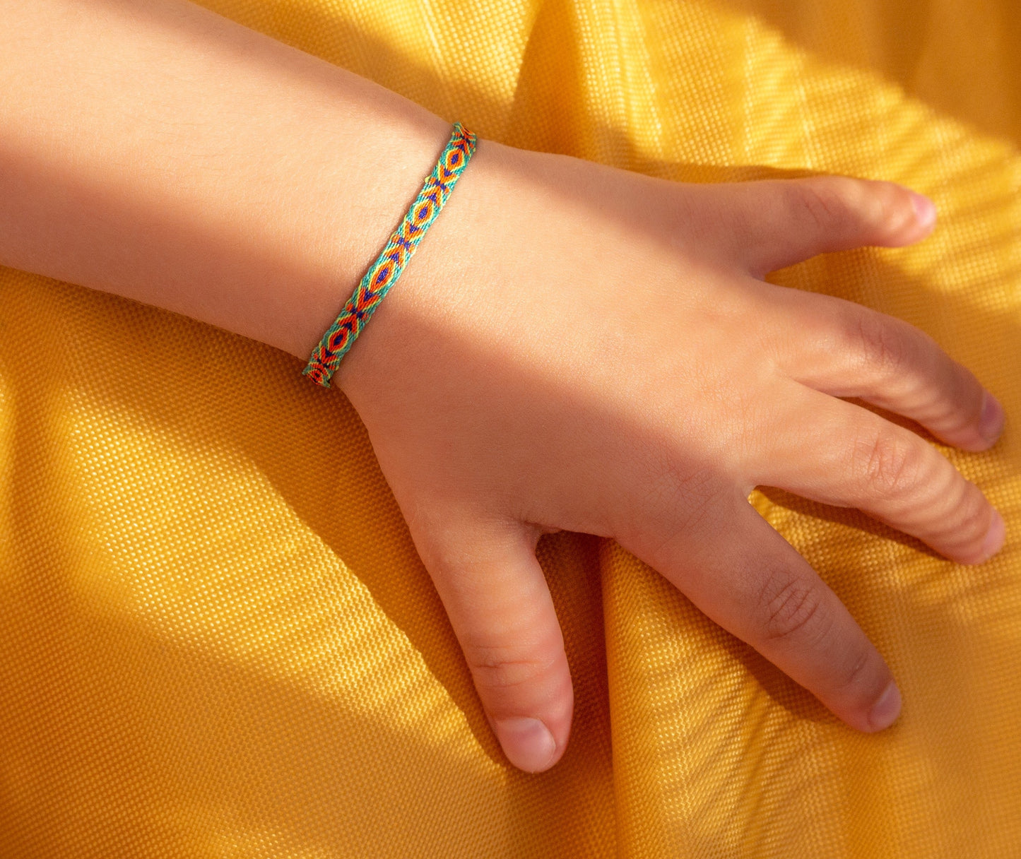 Bracelet Enfant 40 Fils Bébé Fille Garçon Tissé Main Ajustable Waterproof | Pava Kids