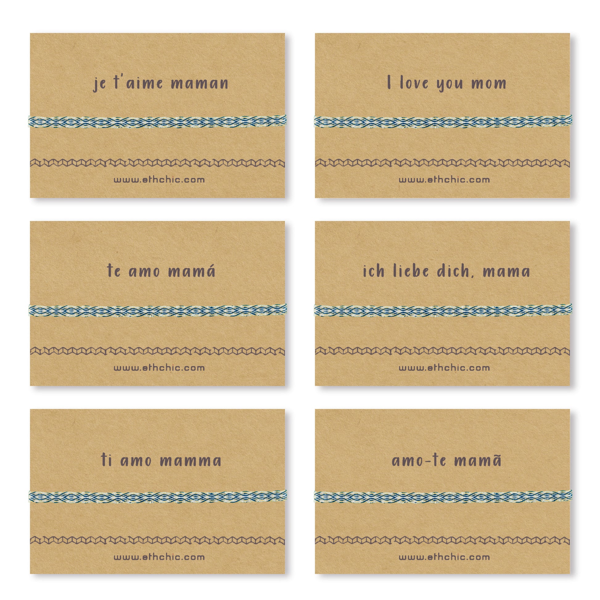 Bracelet maman Bracelet mère Cadeau fête des mères Bracelet fête des mères Bracelet pour maman Cadeau maman Bracelet tissé main