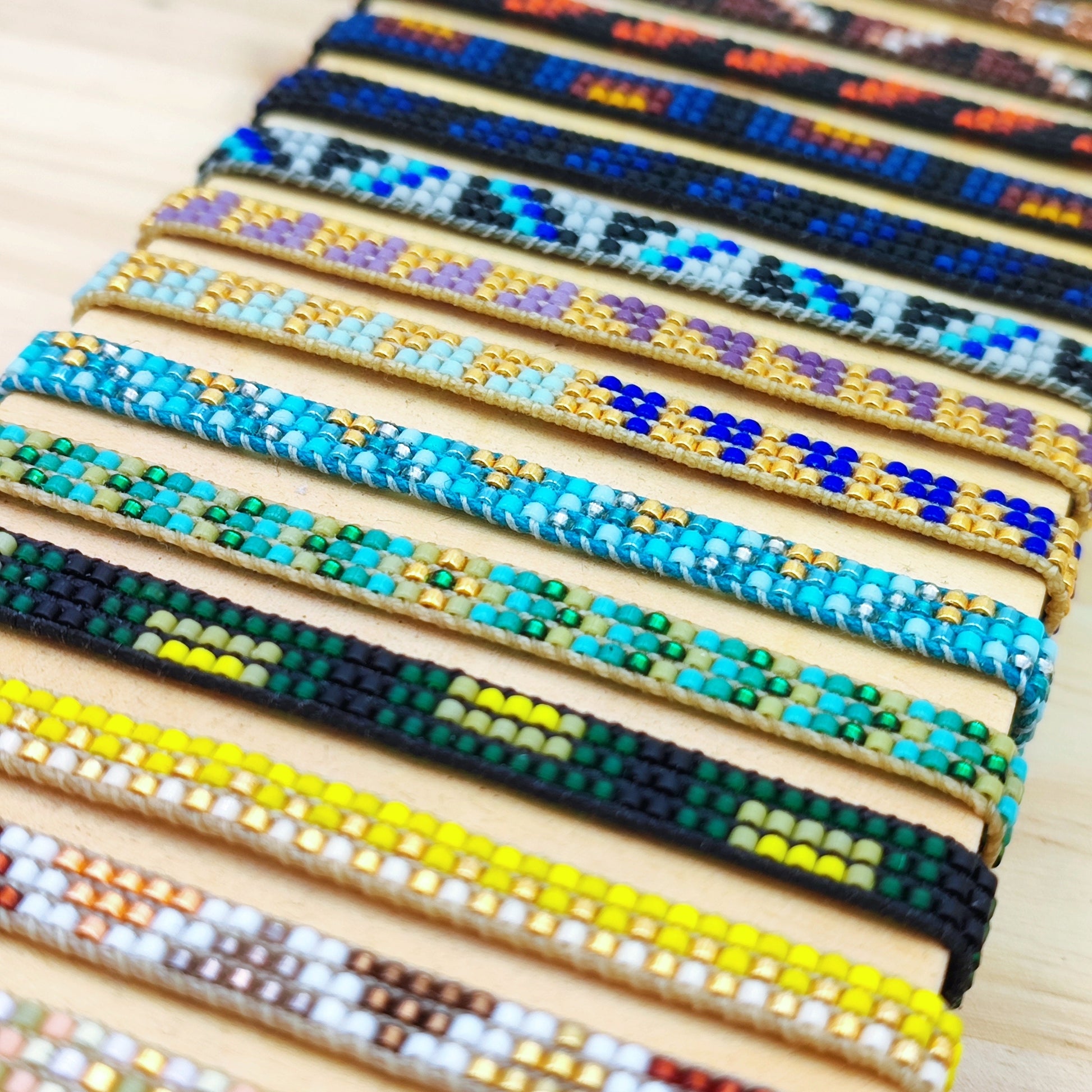 Bracelet miyuki bracelet perles bracelet boho chic bracelet coloré bracelet femme bracelet empilable bracelet tissé