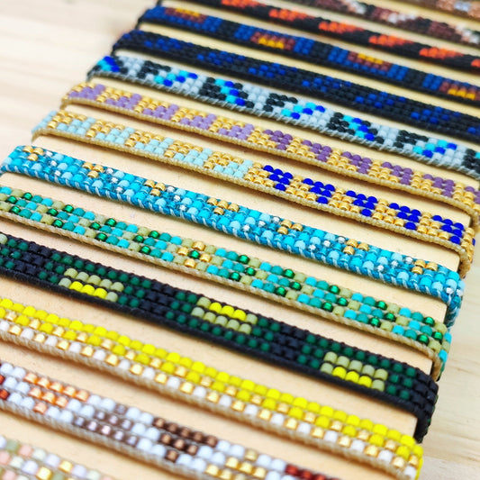 Bracelet miyuki bracelet perles bracelet boho chic bracelet coloré bracelet femme bracelet empilable bracelet tissé