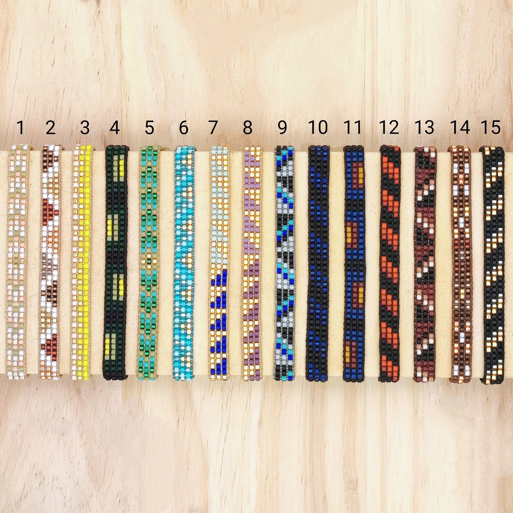 Bracelet miyuki bracelet perles bracelet boho chic bracelet coloré bracelet femme bracelet empilable bracelet tissé