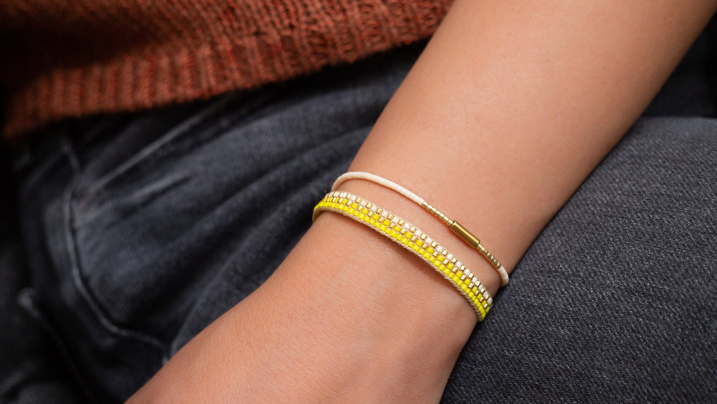 Bracelet miyuki bracelet perles bracelet boho chic bracelet coloré bracelet femme bracelet empilable bracelet tissé