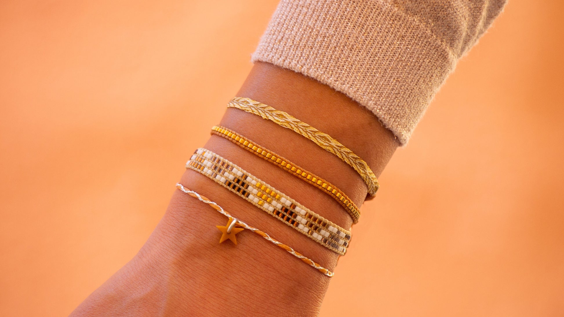 Bracelet miyuki bracelet perles bracelet boho chic bracelet coloré bracelet femme bracelet empilable bracelet tissé