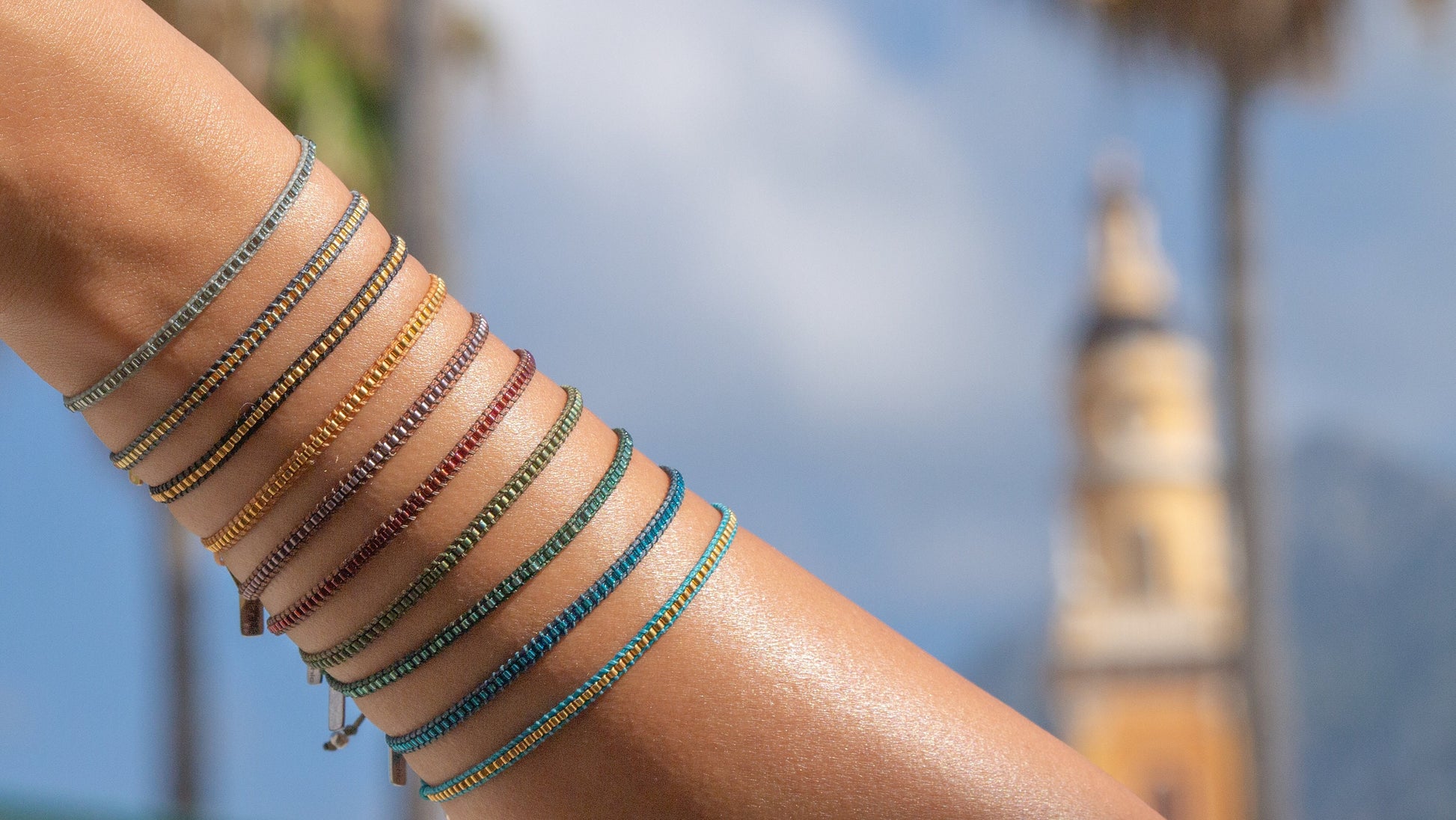 Bracelet perles miyuki bracelet fin bracelet minimaliste bracelet amitié bracelet femme bracelet empilable bracelet tissé bras ethchic