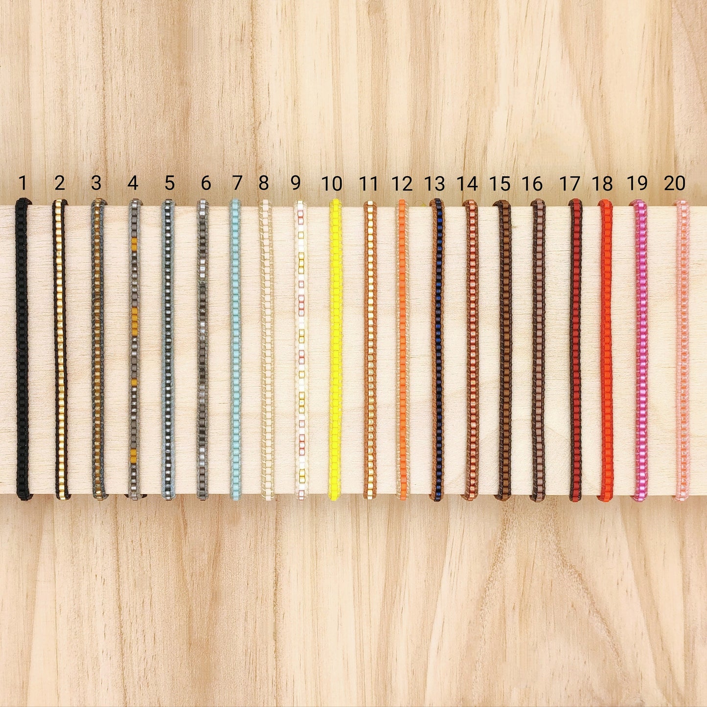 Bracelet perles miyuki bracelet fin bracelet minimaliste bracelet amitié bracelet femme bracelet empilable bracelet tissé