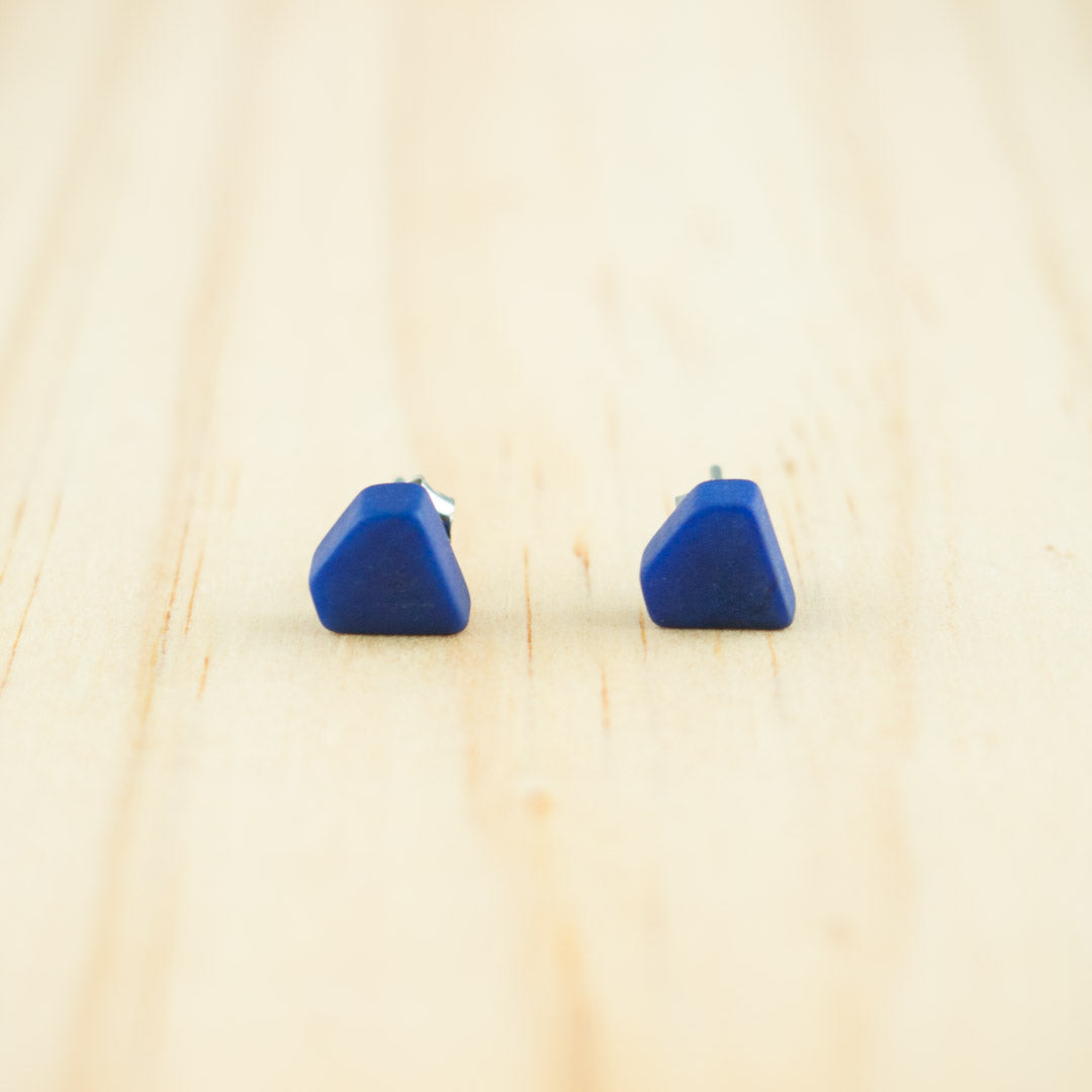 Puces d'oreilles Ivoire Végétal Diamant Végan Clous | Colidia