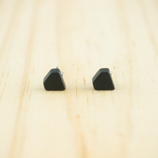 Puces d'oreilles Ivoire Végétal Diamant Végan Clous | Colidia