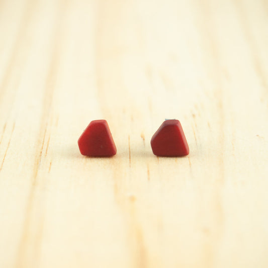 Puces d'oreilles Ivoire Végétal Diamant Végan Clous | Colidia